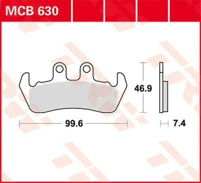 TRW All Round Sintered Metal Bromsbelägg bild 1 PMMEDIA:b44d3051e76456f0