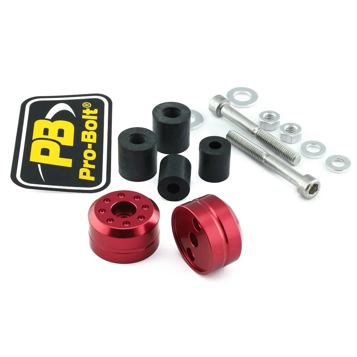 PRO BOLT Aluminium Handtagsvikter Suzuki Röd bild 1 PMMEDIA:a636e3957fee07c6