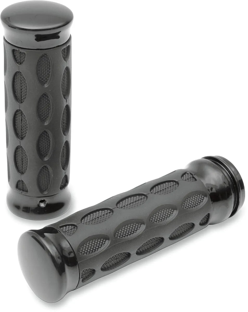 DRAG SPECIALTIES Custom gummigrepp Hotop svart TBW bild 1 PMMEDIA:01fd47cfabf5c884