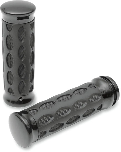 DRAG SPECIALTIES Custom gummigrepp Hotop svart TBW bild 1 PMMEDIA:01fd47cfabf5c884
