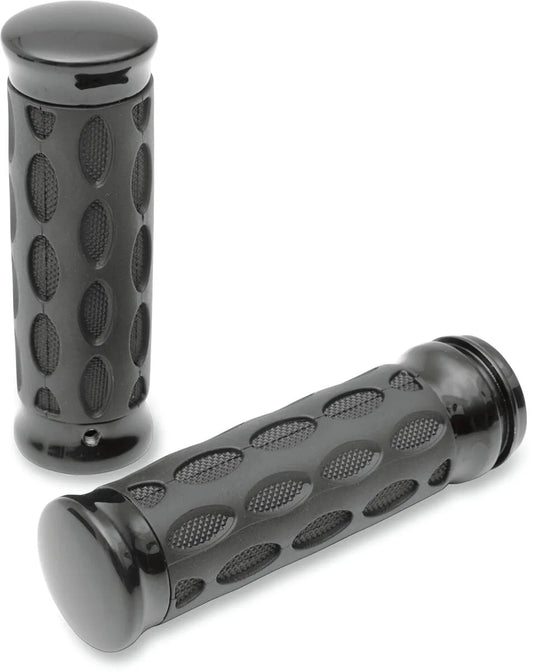 DRAG SPECIALTIES Custom gummigrepp Hotop svart TBW bild 1 PMMEDIA:01fd47cfabf5c884