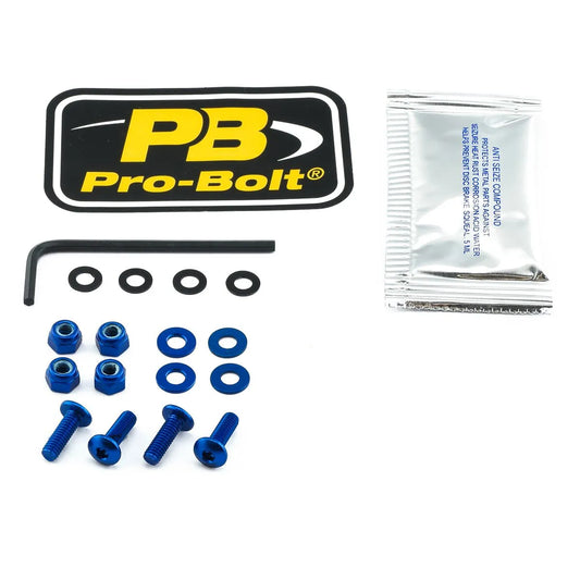 PRO BOLT Aluminium Skruvkit för Skärm Blue bild 1 PMMEDIA:263d9dc7a30e6097