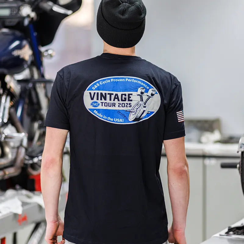 S S Cycle Vintage Tour T-Shirt T-shirt herr bild 1 PMMEDIA:69f2e8877f0d4571