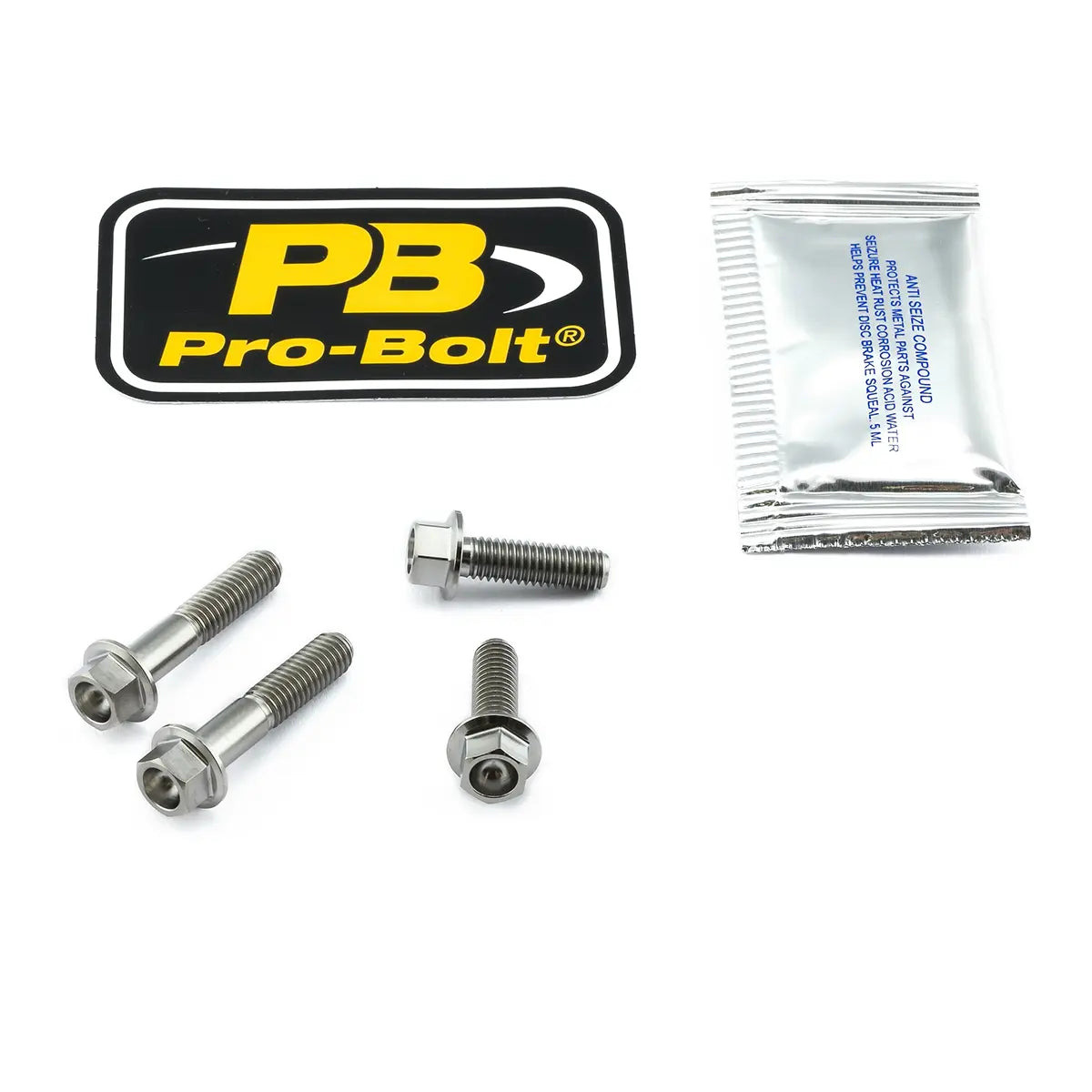 PRO BOLT Titanium Broms- & Kopplingsspak Pinch Bolt Kit bild 2 PMMEDIA:fdabb47c8c472638