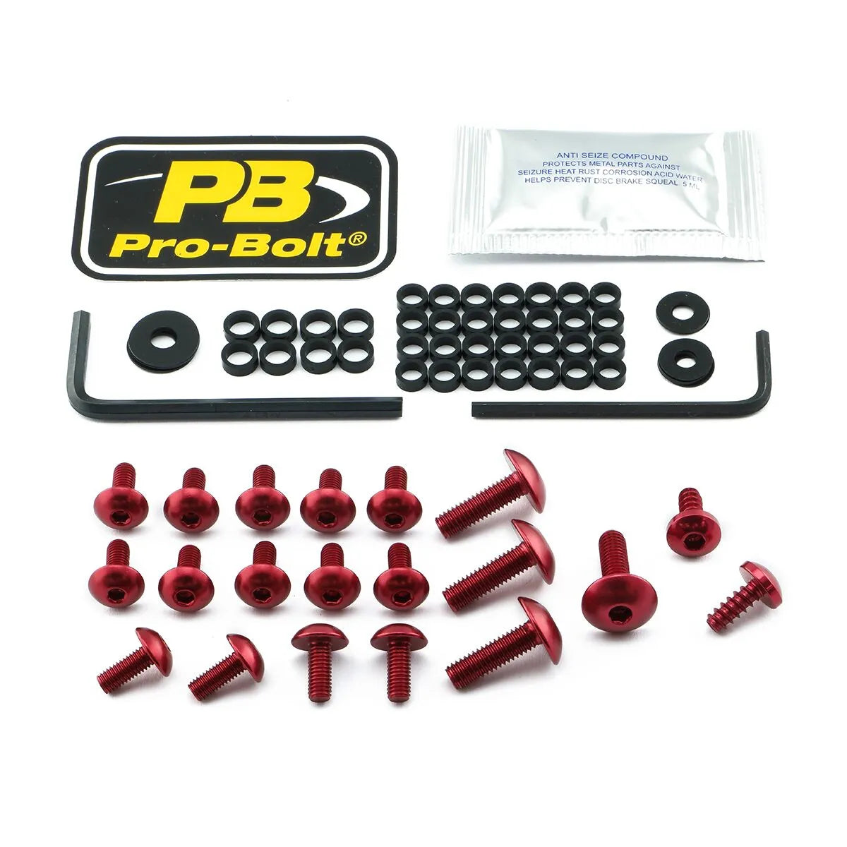 PRO BOLT Aluminium Fairing Bolt Kit för Yamaha bild 1 PMMEDIA:8fb2e64bcc655fd1
