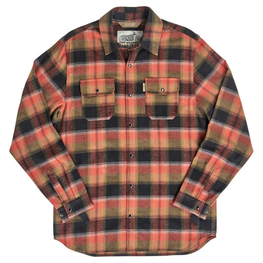 BILTWELL Hi Test Flanellskjorta Rust XS bild 1 PMMEDIA:b9c39a727044cfdb