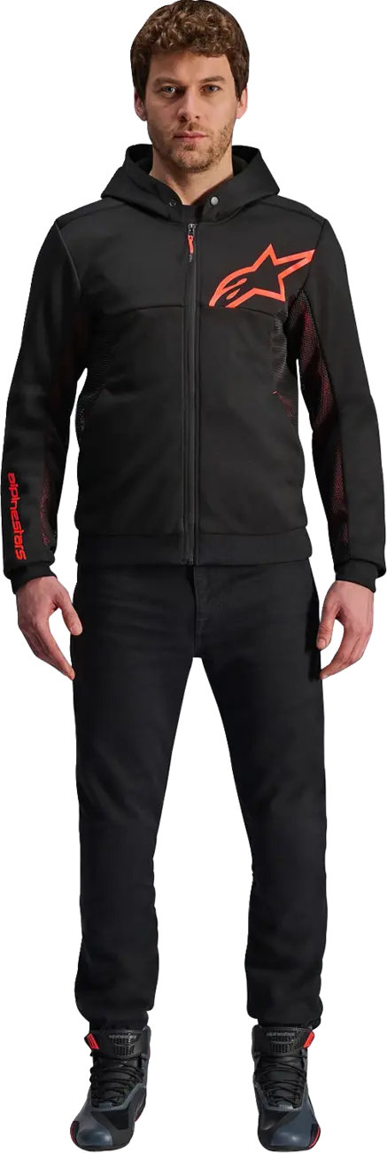 Alpinestars (Road) Chrome Air Sport Hoodie Jacka textil herr bild 9 PMMEDIA:7a358f0ffd265620