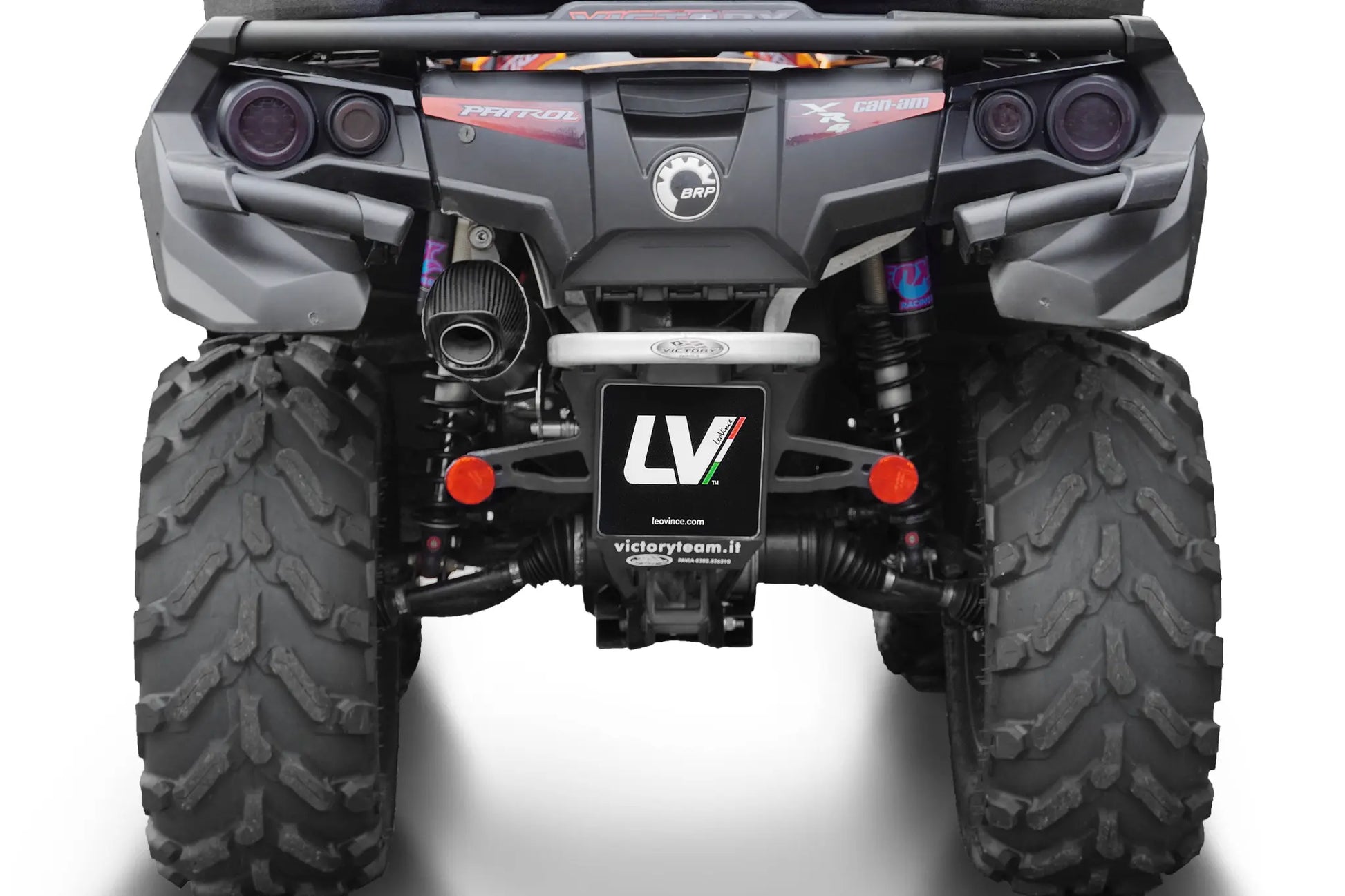 LEOVINCE LV One Evo Slip-On Ljuddämpare i Rostfritt Stål för ATV bild 4 PMMEDIA:f5016a0af7451730