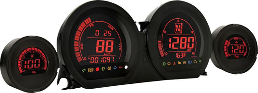 Koso North America HD-03 - Four-Piece LCD Gauge Kit Hastighetsmätare bild 2 PMMEDIA:44cca89470c92108