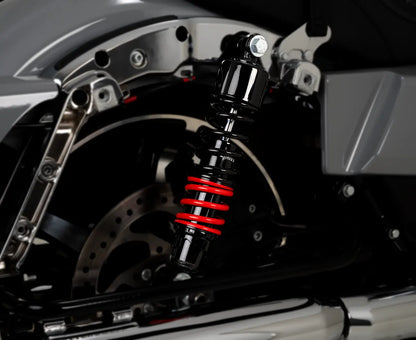 Burly Brand M8 Softail Stiletto Shocks Stötdämpare med fjädrar bild 4 PMMEDIA:e0ee3962b0b353b6