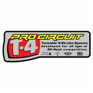 PRO CIRCUIT T-4 Avgasdekal bild 3 PMMEDIA:dadb5da6190b25e5