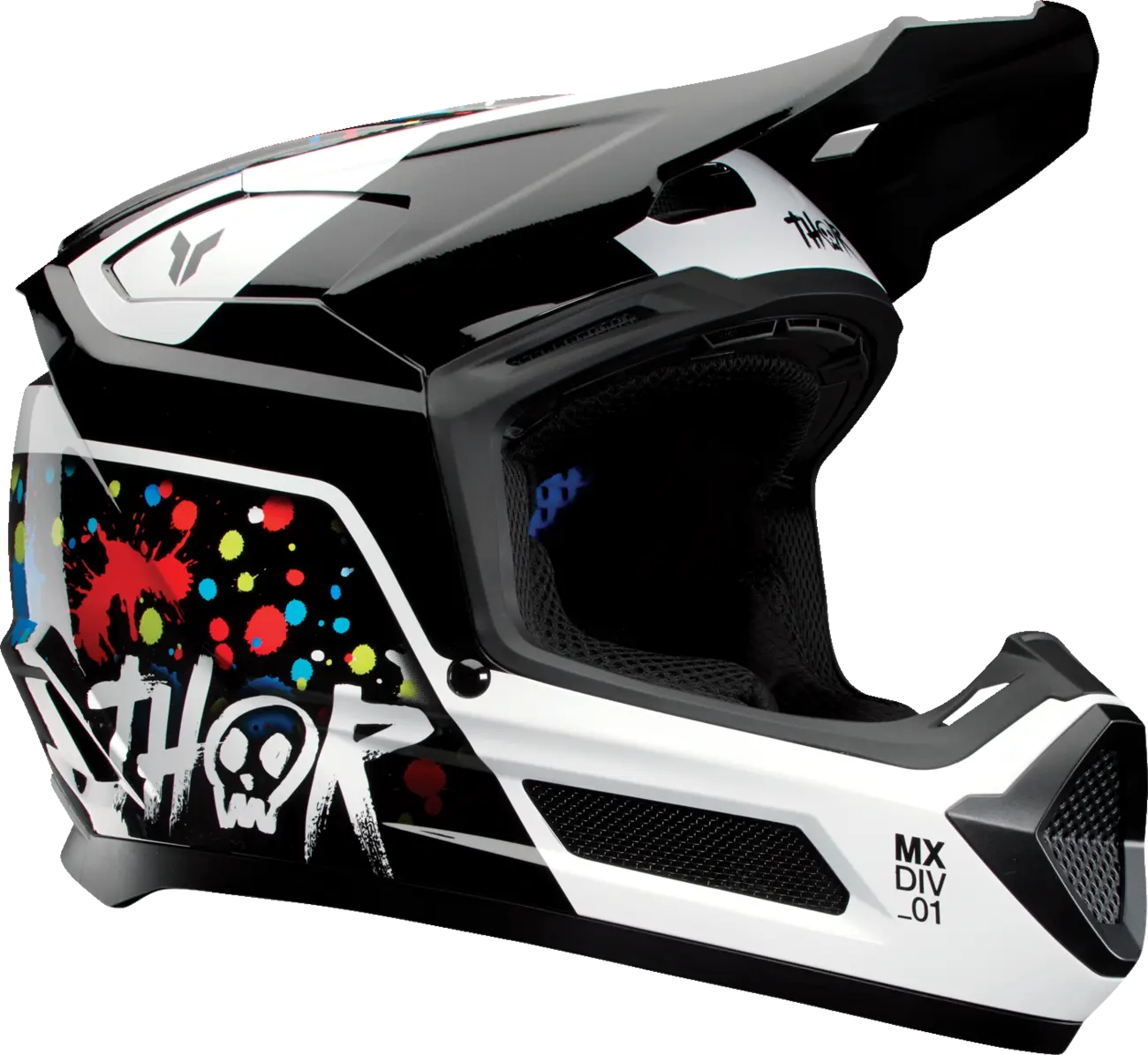 Thor Youth Fleet Splat Offroadhjälm integral barn bild 1 PMMEDIA:8a63f8fba1e21988