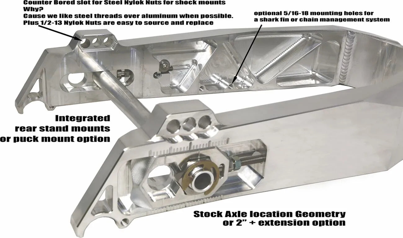 ALLOY ART Swingarm för FXR och FLT MACH bild 1 PMMEDIA:1a9aa590d08d2a70