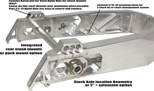 ALLOY ART Swingarm för FXR och FLT MACH bild 1 PMMEDIA:1a9aa590d08d2a70