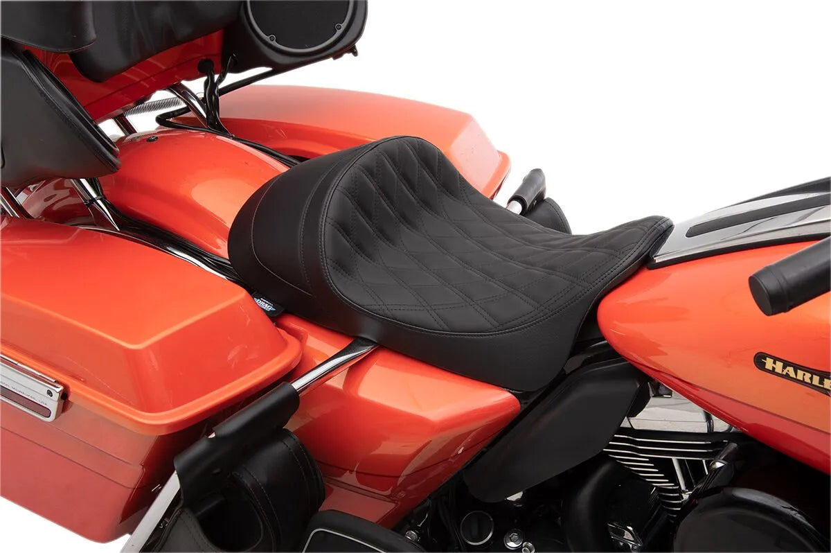 Drag Specialties Seats EZ-ON Mount Forward Low Solo Seat Sadlar Harley Touring bild 13 PMMEDIA:d044feaa7977fc2f