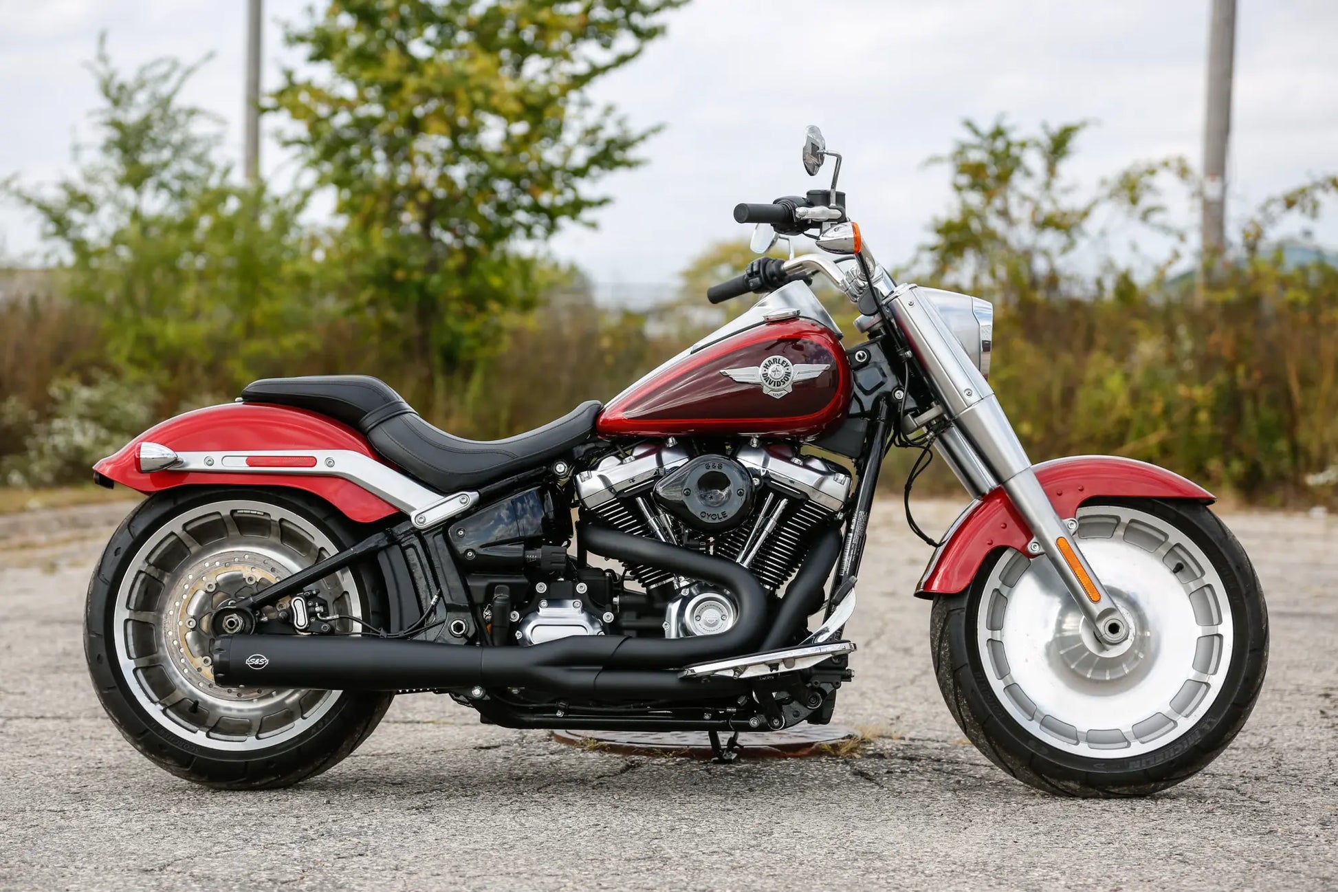 S S Cycle SuperStreet 2:1 Exhaust System Kompletta avgassystem Harley bild 7 PMMEDIA:7f47c703ffeeb7cf