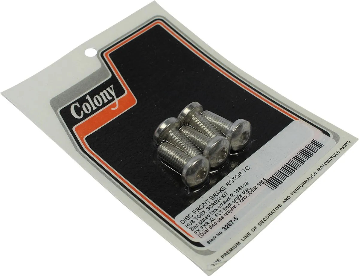 Colony Front Brake Rotor Torx Bolt Kit Monteringssats fordonsanpassade bild 2 PMMEDIA:bbdab8816765469e