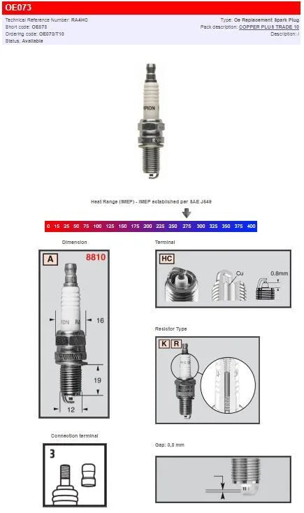 Champion S-Plug Tändstift bild 8 PMMEDIA:3aa61f133d7c81a9