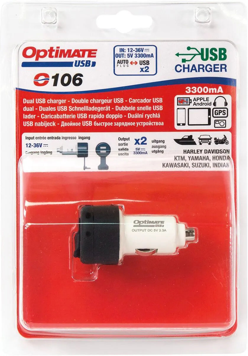 TECMATE OptiMate Dual USB Snabbladdare bild 7 PMMEDIA:30a477aaec0e2934