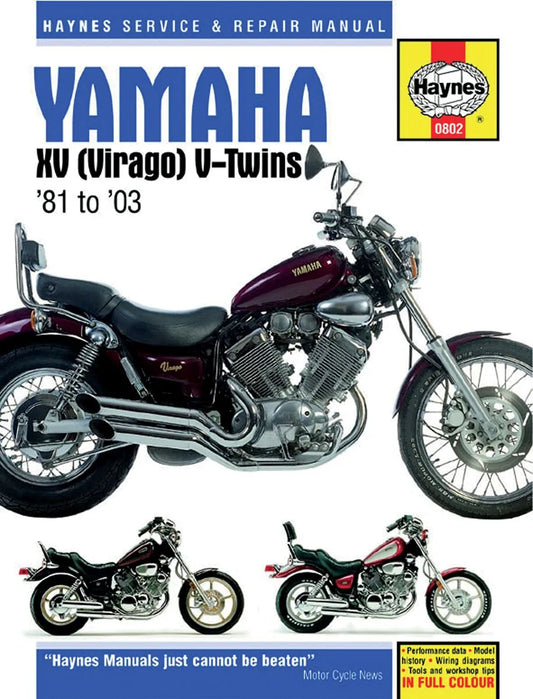 HAYNES Servicehandbok Yamaha XV Virago bild 1 PMMEDIA:9a92d526c03d5e93