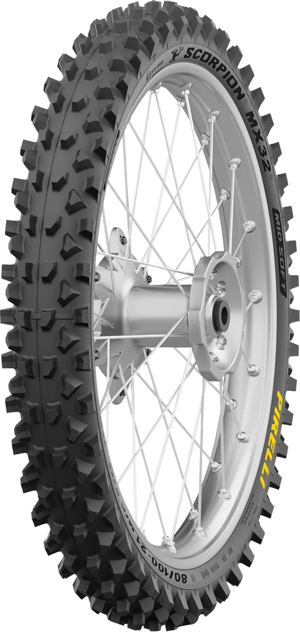 Pirelli Scorpion™ MX32 Mid Soft Crossdäck fram bild 1 PMMEDIA:648aad03e49e42cf