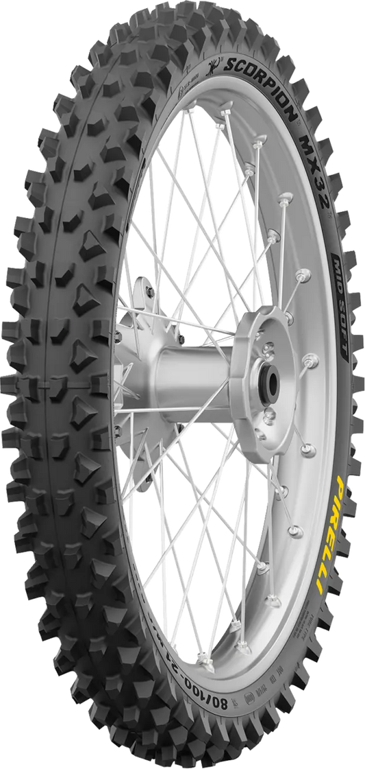 Pirelli Scorpion™ MX32 Mid Soft Crossdäck fram bild 1 PMMEDIA:648aad03e49e42cf