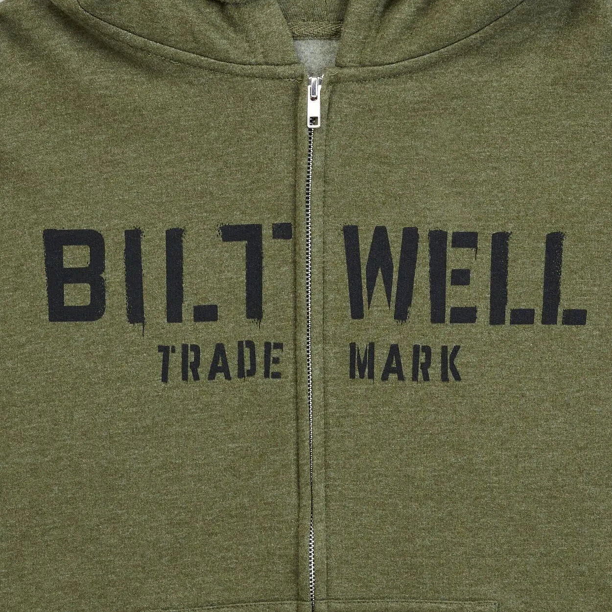 BILTWELL Stencil Zip Hoodie Olive S bild 4 PMMEDIA:a3c1dd6818080f74