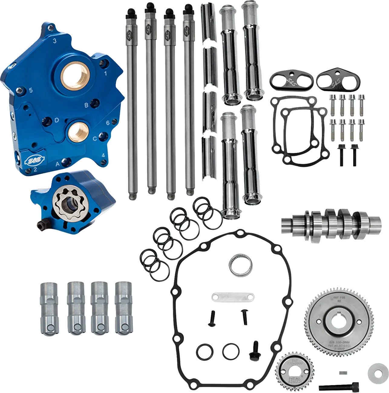 S&S CYCLE Cam Chest Kit för M8 med kromade pushrör bild 1 PMMEDIA:9ab4fe4fc2adb145