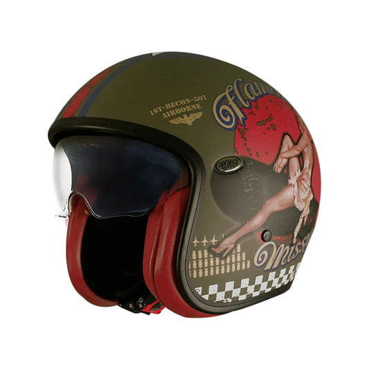Premier Helmets Vintage Pin Up Öppen hjälm vuxen bild 1 PMMEDIA:a253052d5c9573d6