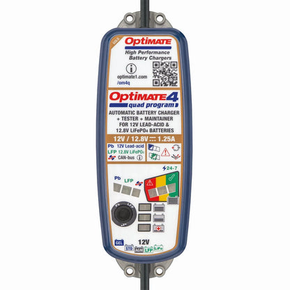 TECMATE OptiMate 4 Quad Program Batteriladdare bild 1 PMMEDIA:1b82b7d0722e3422