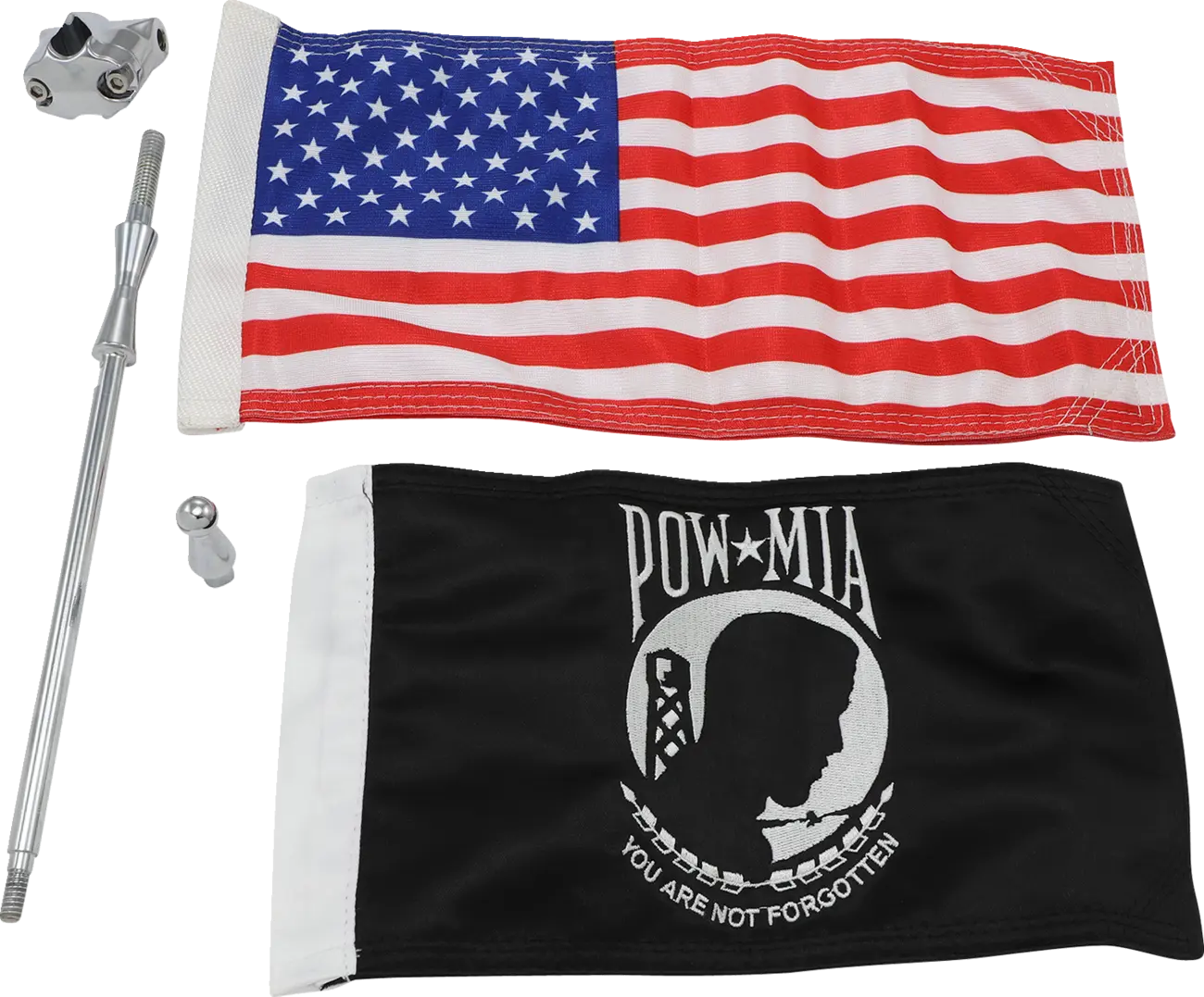 KURYAKYN Vertikal Flagghållare med USA- och POW/MIA-flagga bild 1 PMMEDIA:83aa83a96ff50dcb