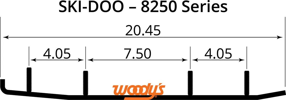 Woody'S Top-Stock™ Hard Surface Wear Bars Skidstål hårdmetall bild 3 PMMEDIA:90a5de0bbffd6a1f