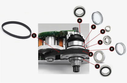 BLACK BEARING Lager för Brose Motor bild 3 PMMEDIA:1abf71869a25d7c1