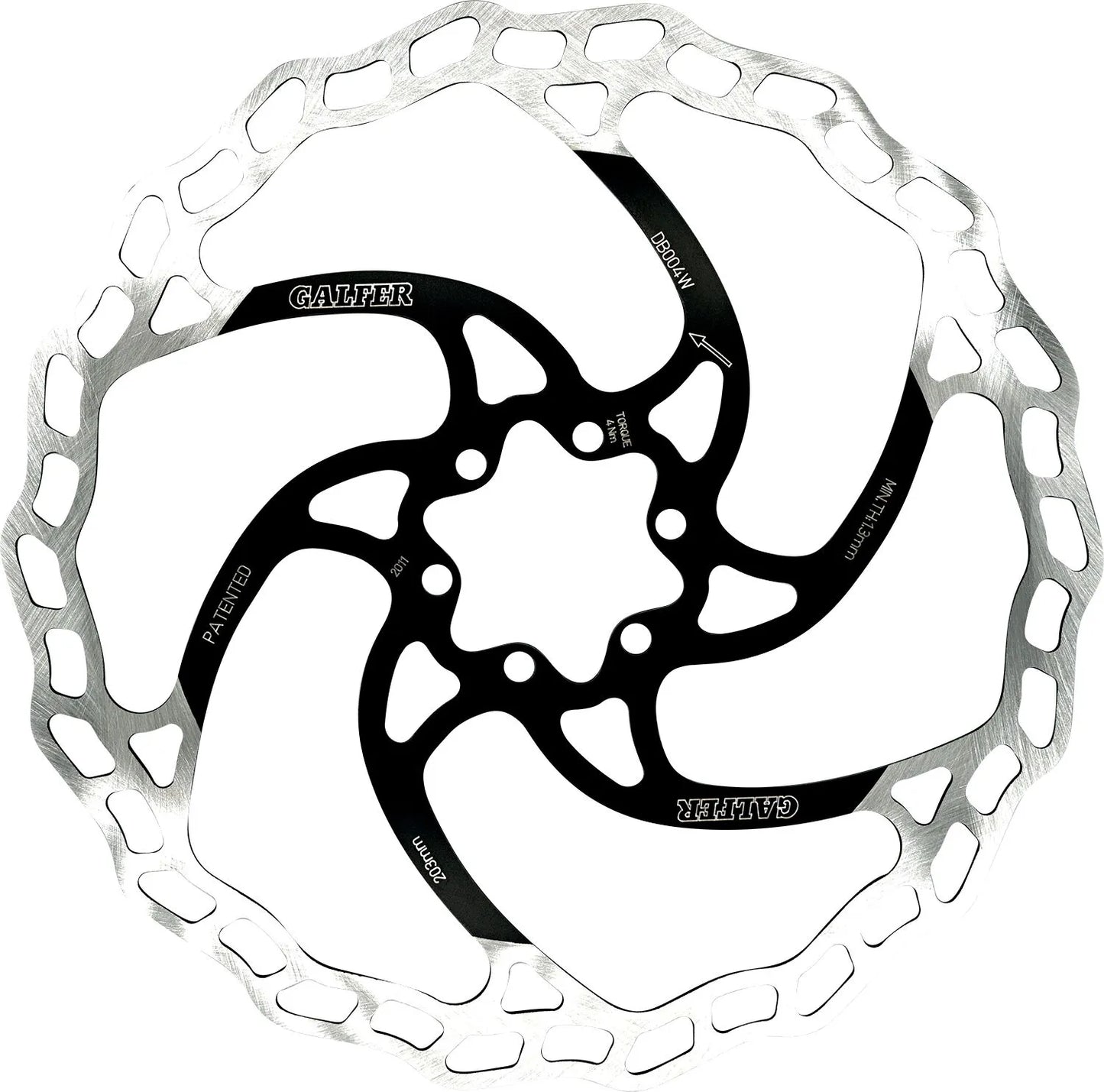 GALFER 6-Bult Wave® Bromsskiva 203 mm MTB bild 1 PMMEDIA:3d914a41a705683e