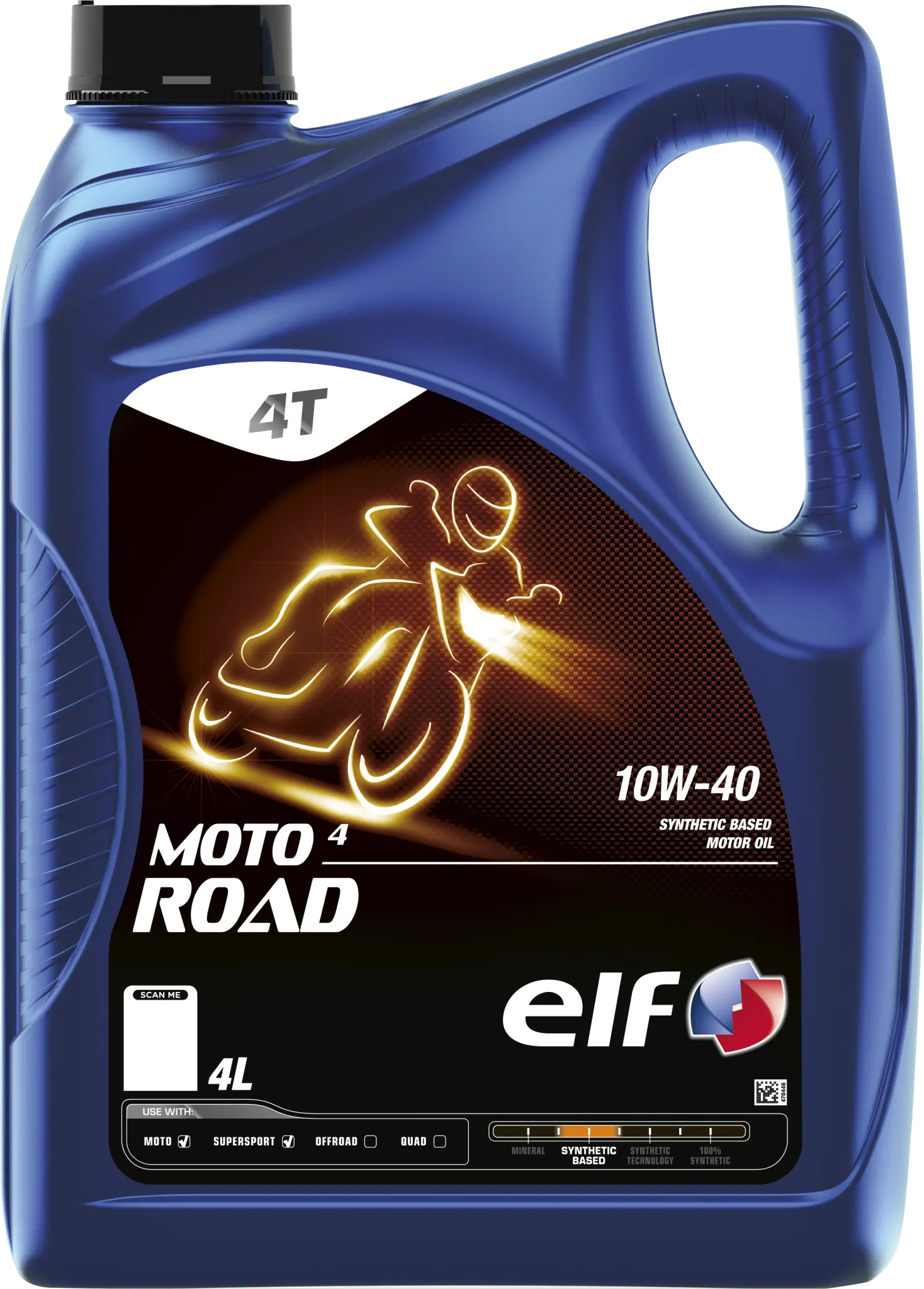 ELF Moto 4 Road 10W-40 SYN motorolja bild 1 PMMEDIA:7ec91ae9ed3e513e