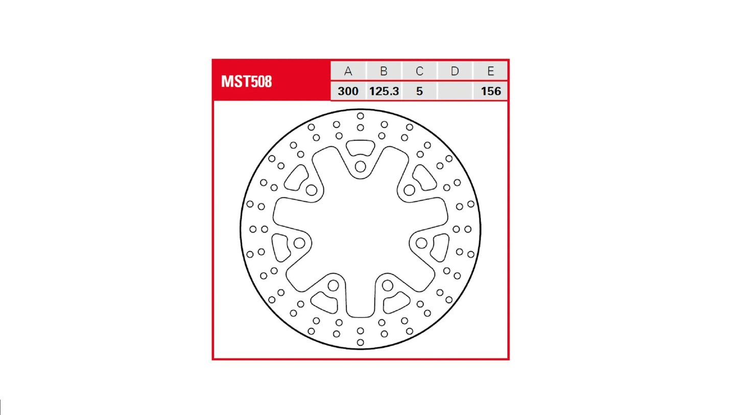 TRW Bromsskiva Fast Rund MST508 bild 1 PMMEDIA:2c78fd6b9a829190