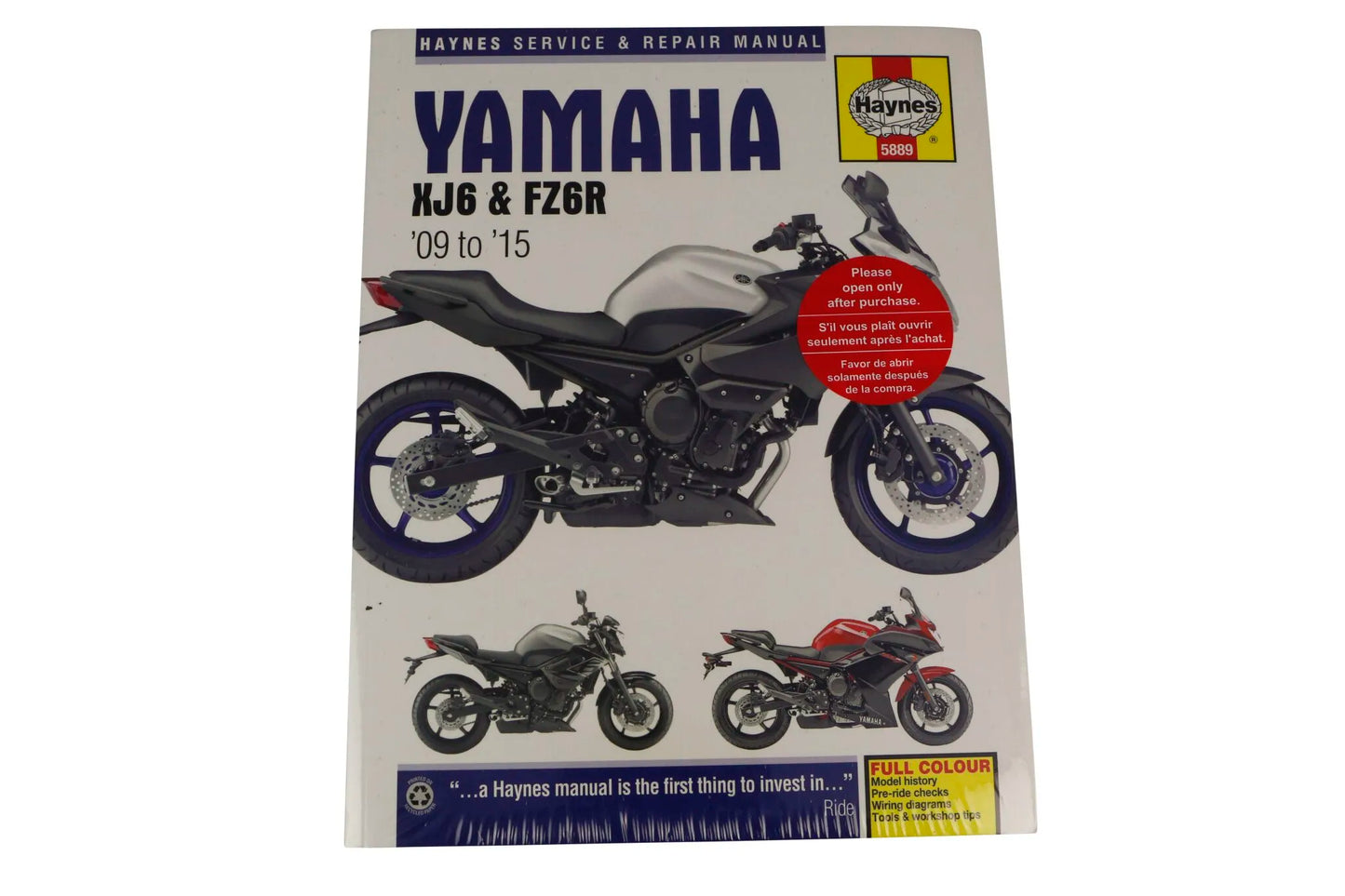 HAYNES Verkstadshandbok Yamaha XJ6 & FZ6R (09-15) bild 2 PMMEDIA:2824af21b9b60854