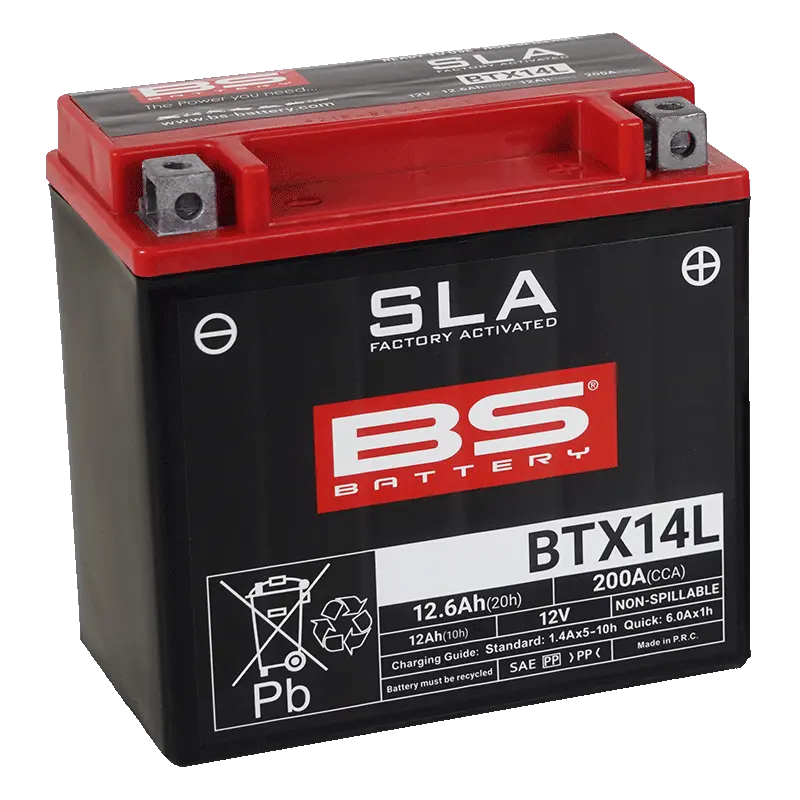 BS BATTERY BTX14L AGM Servicefri Batteri bild 1 PMMEDIA:878dd9296191b589