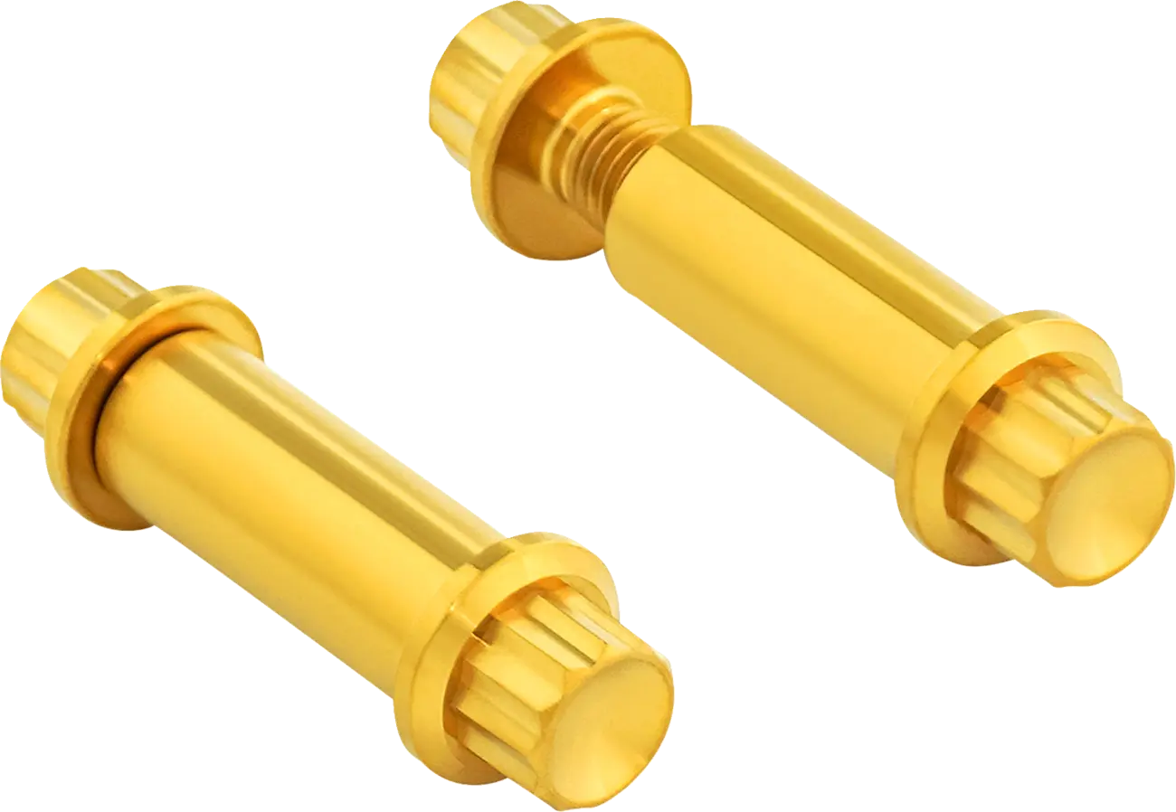 Arlen Ness Foot Peg Titanium 12-Point Bolt Kit Monteringssats fordonsanpassade bild 2 PMMEDIA:ba66acc45e23c9b9