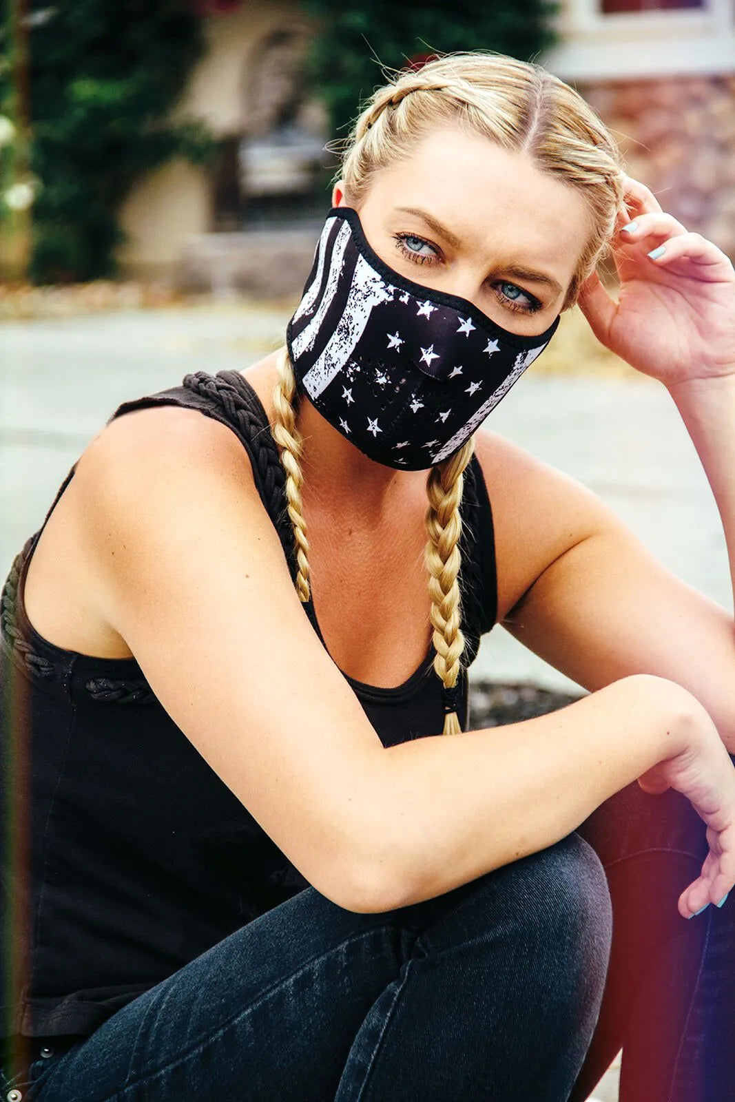 ZAN HEADGEAR Neoprene Halvmask med Flagga bild 3 PMMEDIA:4afcae015e1273a3