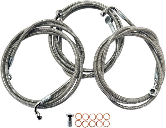 LA CHOPPERS Rostfria Bromsledningskit för ABS bild 1 PMMEDIA:0f1cd4b7a2bc82dc