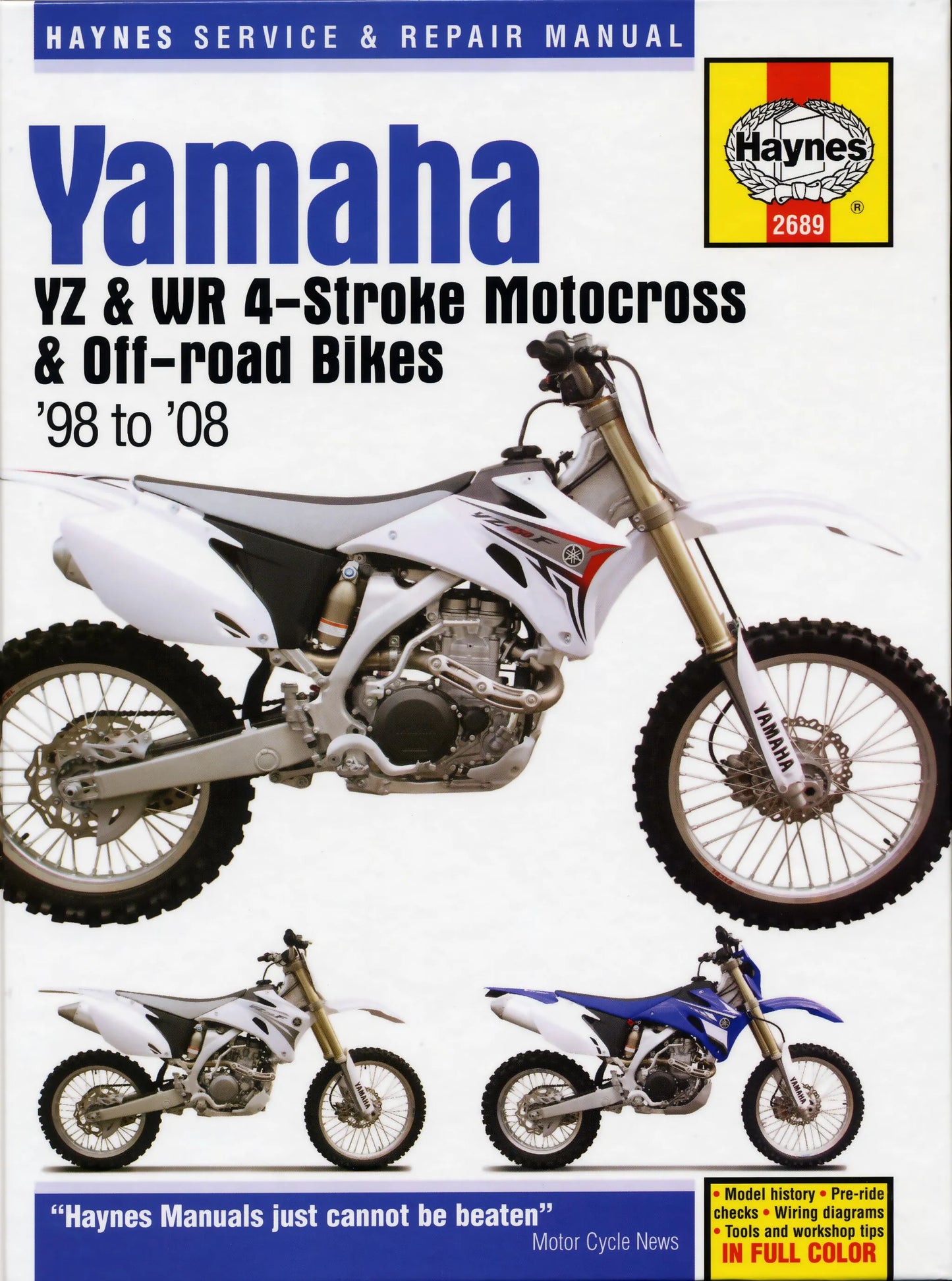 HAYNES Service Manual för Yamaha YZ & WR 4-takt M/CR bild 1 PMMEDIA:41d72b91f3317f2a