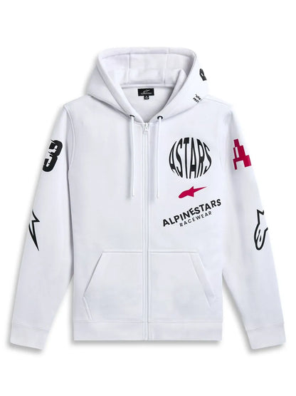 ALPINESTARS Variegate Zip Hoodie Vit M bild 1 PMMEDIA:3ef04be5f7928d95