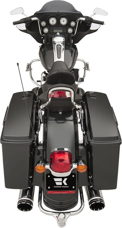 Khrome Werks 2-into-2 Dominator Exhaust System Kompletta avgassystem Harley bild 12 PMMEDIA:51589f25a396c254