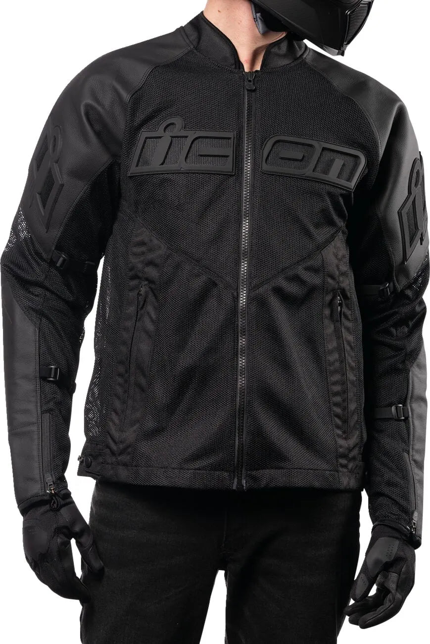 Icon Mesh AF™ Leather Jacka läder herr bild 9 PMMEDIA:46f052c62a904fde