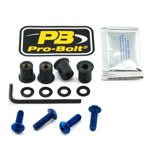 PRO BOLT Aluminium Skruvkit för kåpa blå bild 1 PMMEDIA:9c86ec4d7eba3e65