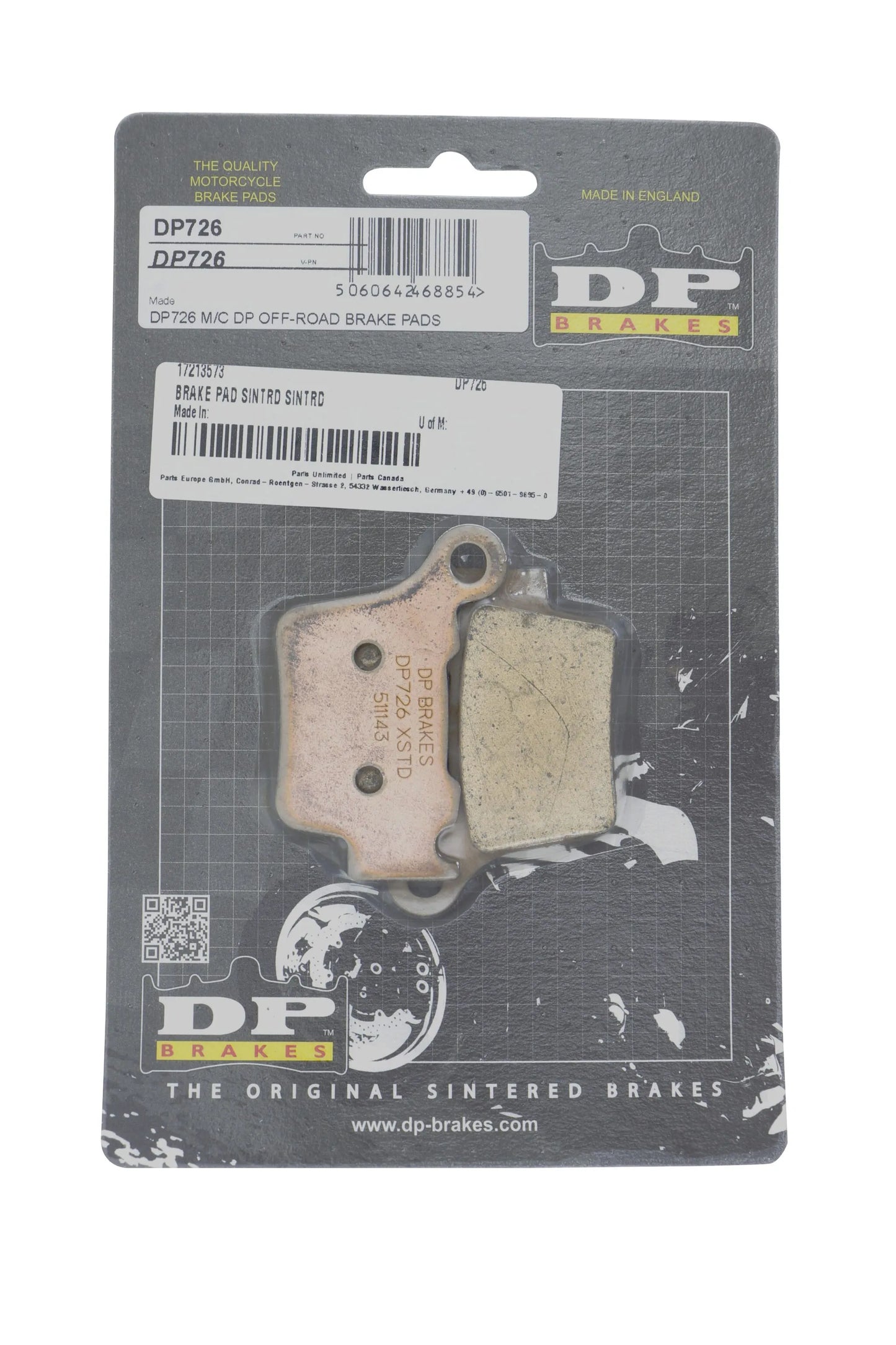 DP BRAKES Sintrade bromsbelägg för racing bild 1 PMMEDIA:7d1c941234d04181