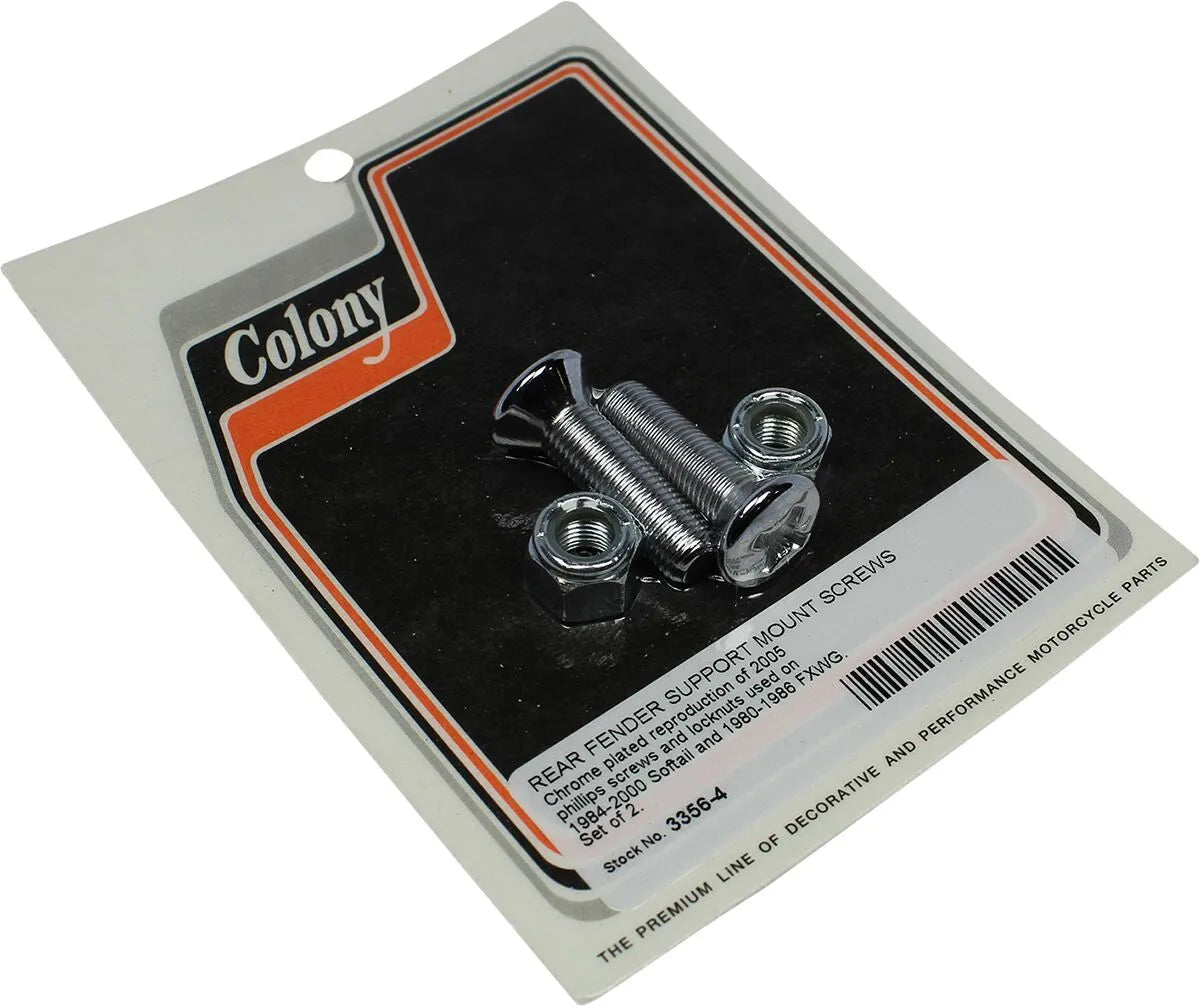 Colony Rear Fender Support Mounting Screws/Nuts Monteringssats fordonsanpassade bild 2 PMMEDIA:07a05395c0f416c6
