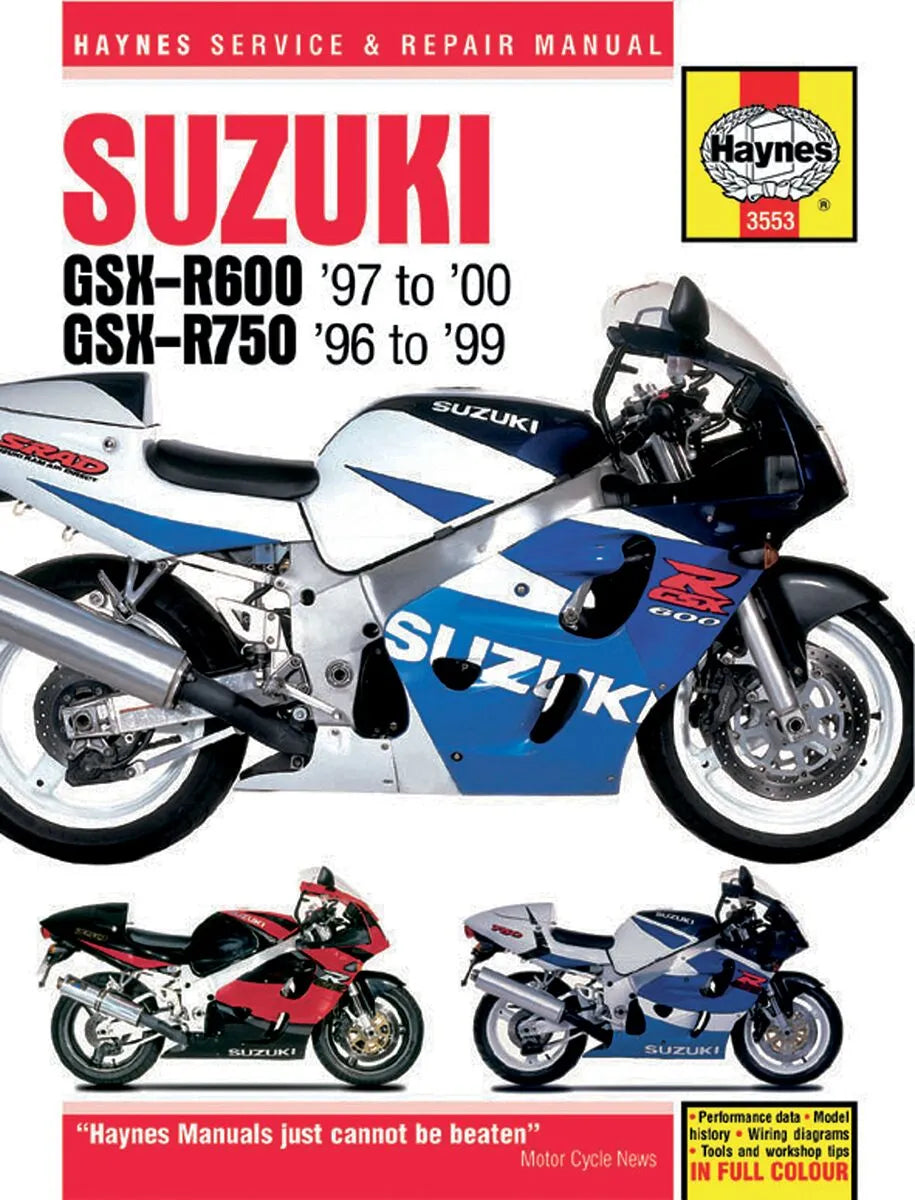 HAYNES Reparationsmanual GSXR600/750 bild 1 PMMEDIA:b13a3a9a957c743b