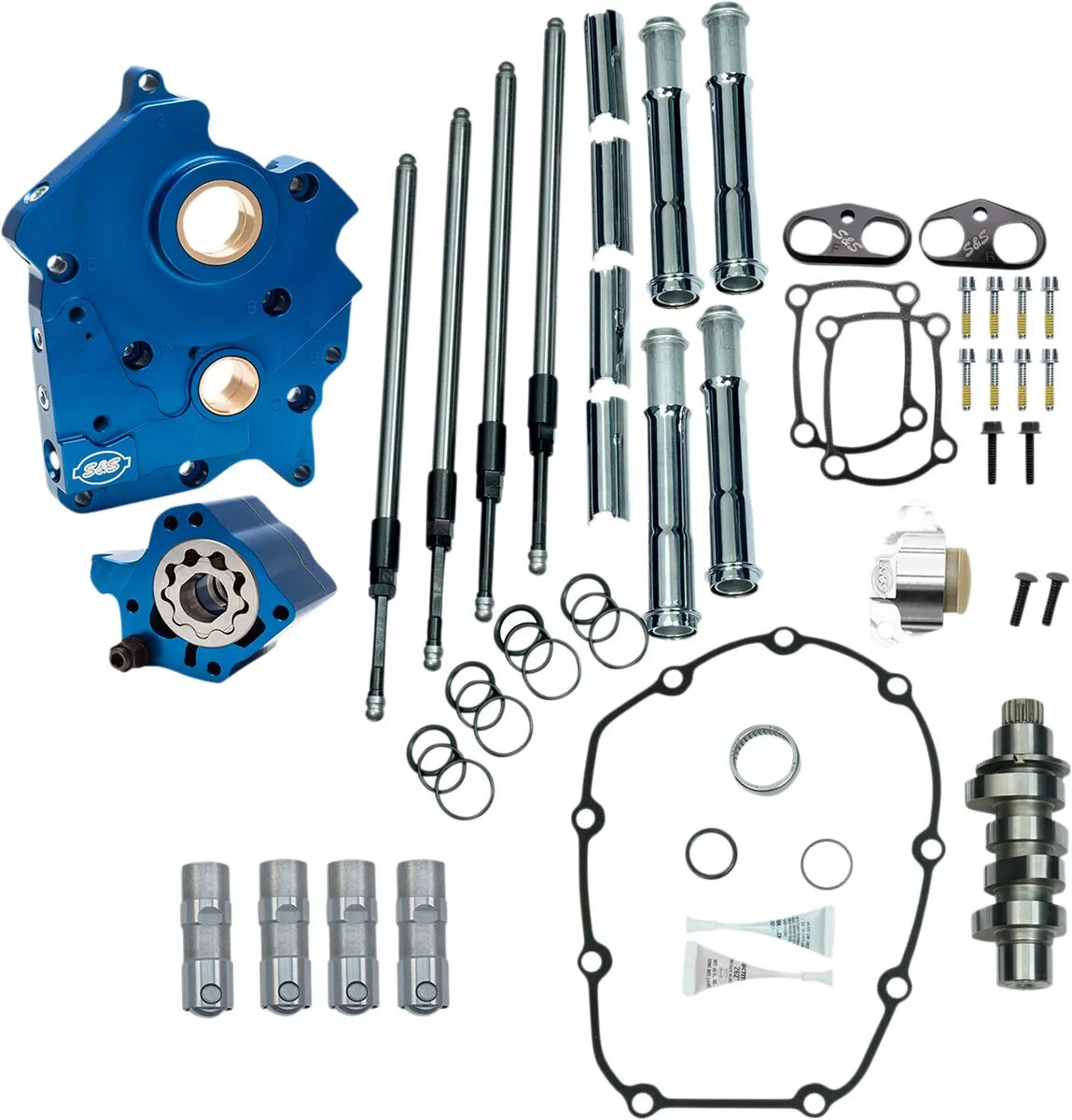 S&S CYCLE Cam Chest Kit för M8 med OljePump och Kamkedjespännare bild 1 PMMEDIA:5df5b6e5bbbb43f5
